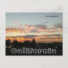 Sacramento California - Evening Traffic Vykort
