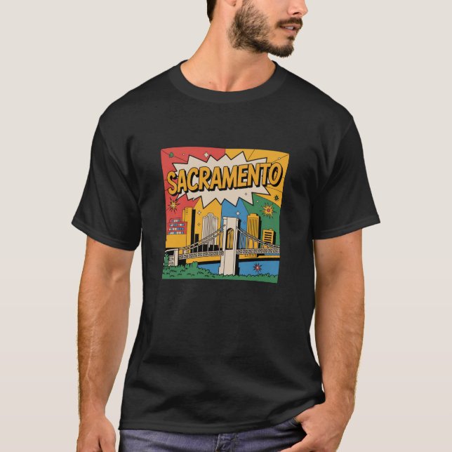Sacramento California Gift T Shirt (Framsida)