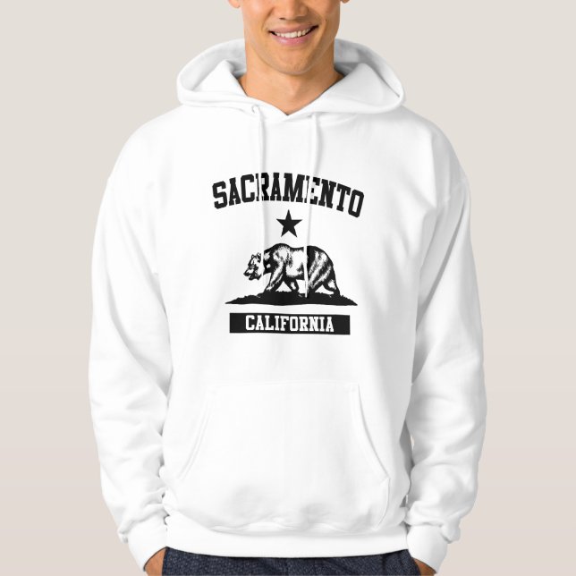 Sacramento California Hoodie (Framsida)