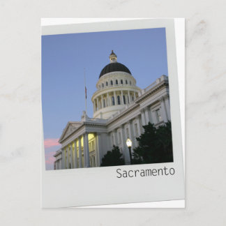 Sacramento California Huvudstad Byggande vykort