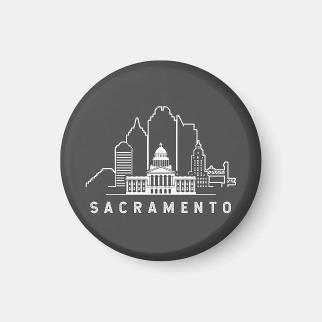 Sacramento California Magnet (Framsidan)