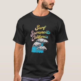 Sacramento California Surfa 60s 70s 80s T Shirt