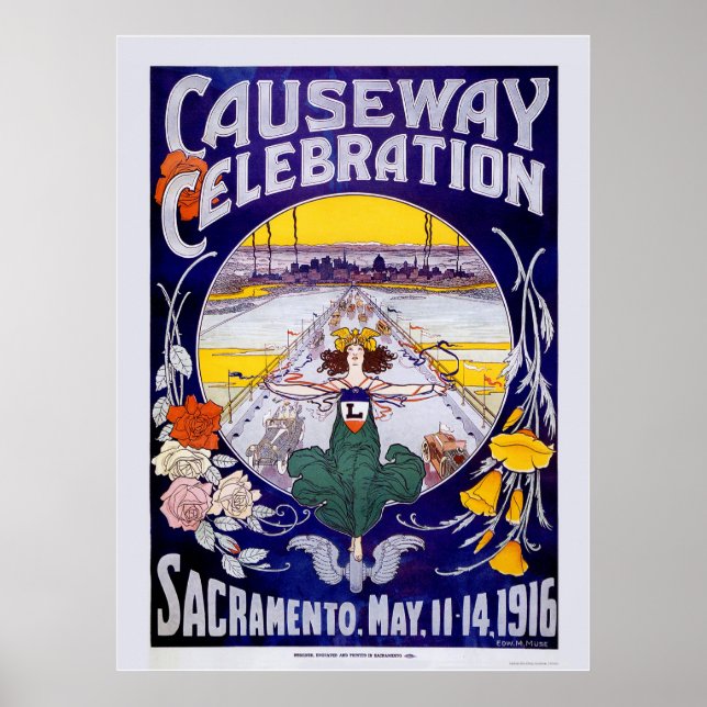 Sacramento Causeway Firande Poster (Framsidan)