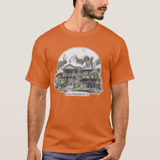 Sacramento City California USA retro T Shirt