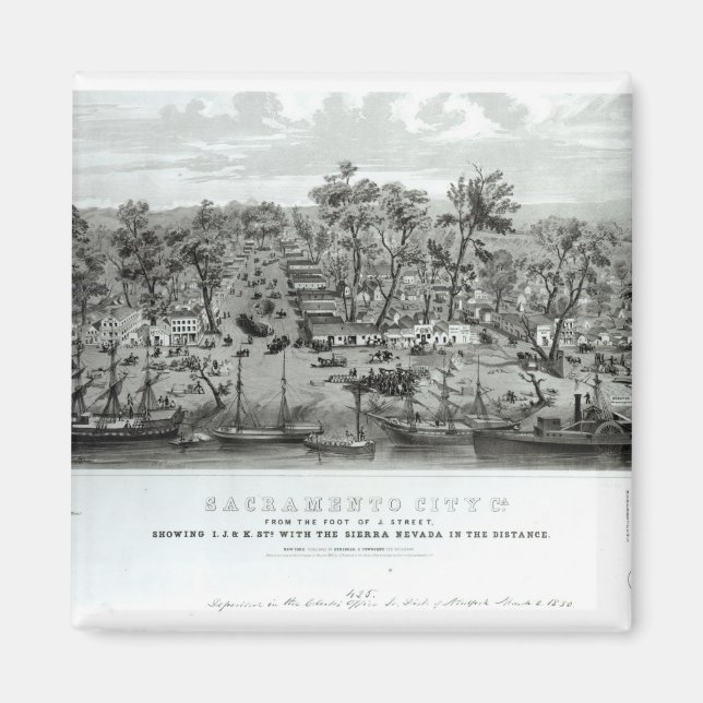 Sacramento City, Kalifornien Magnet (Framsidan)