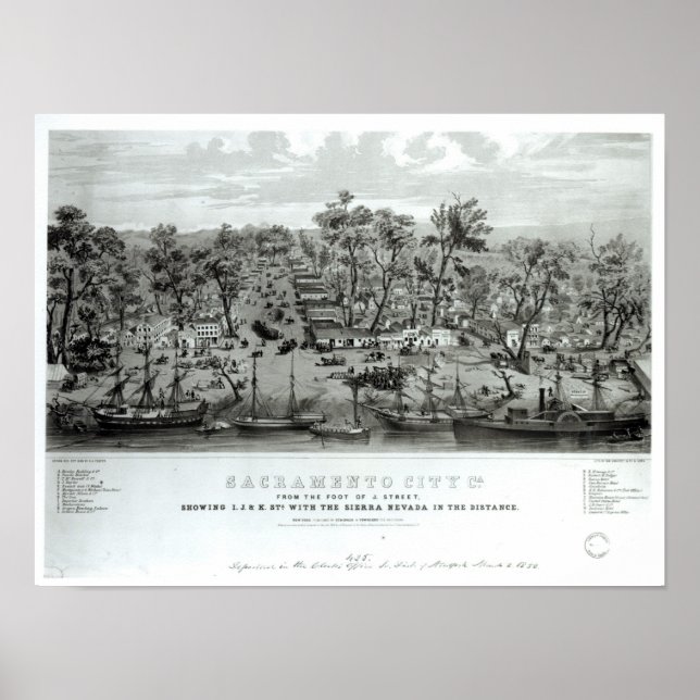 Sacramento City, Kalifornien Poster (Framsidan)