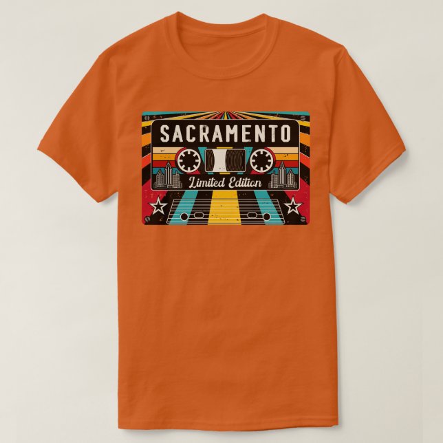 Sacramento City vintage T Shirt (Design framsida)