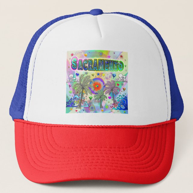 Sacramento Deep Dream Hat Keps (Framsida)
