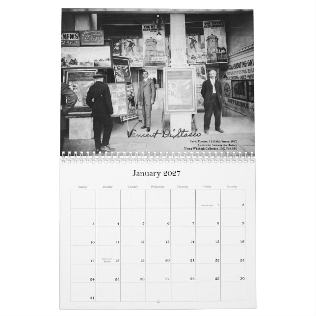 Sacramento filmslottar kalender (Jan 2027)