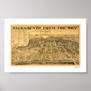 Sacramento från himmlen, affisch 1923