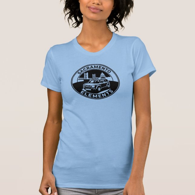 Sacramento Honda Element-gemenskap T Shirt (Framsida)