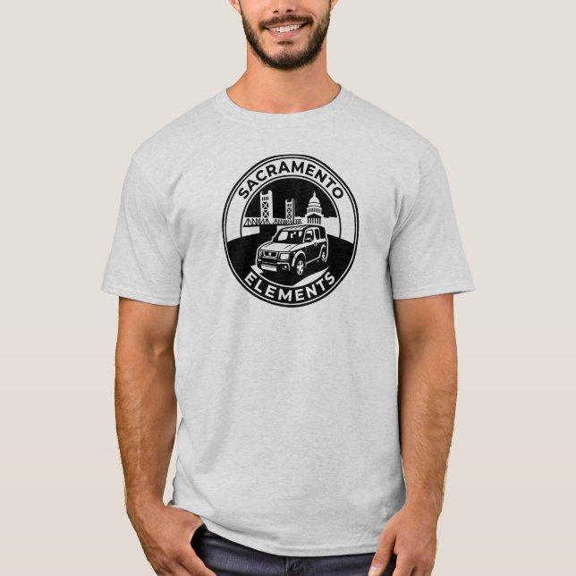 Sacramento Honda Element-gemenskap T Shirt (Framsida)