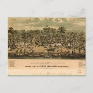 Sacramento, Kalifornien (1850) Vykort