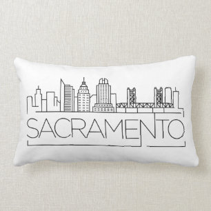 Sacramento Kalifornien horisont Lumbarkudde