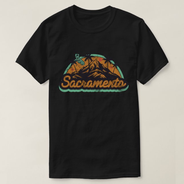 Sacramento, Kalifornien T-Shirt (Design framsida)
