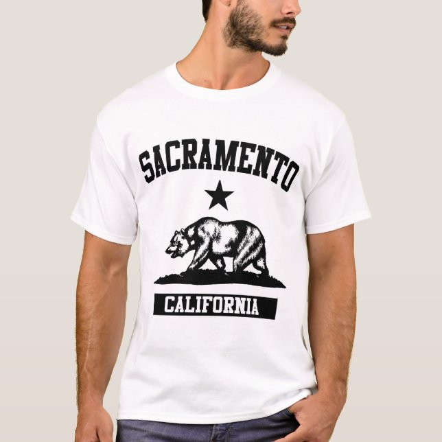 Sacramento Kalifornien Tee (Framsida)
