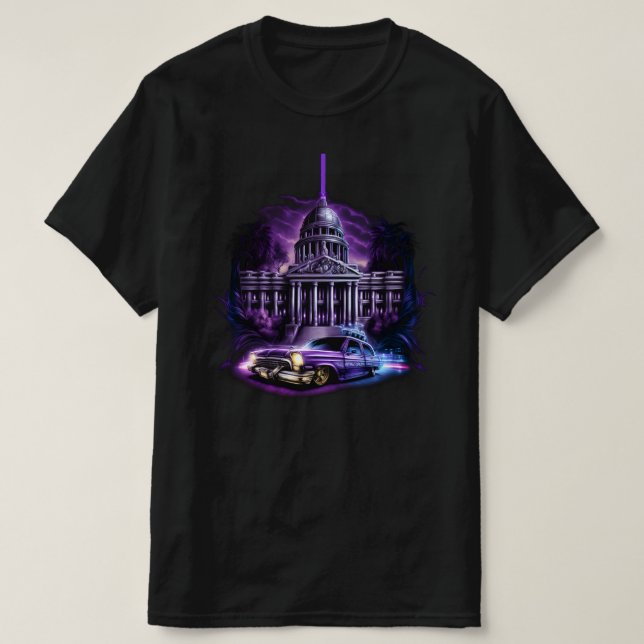 Sacramento Kung Lowrider Bomb Light the Beam T Shirt (Design framsida)