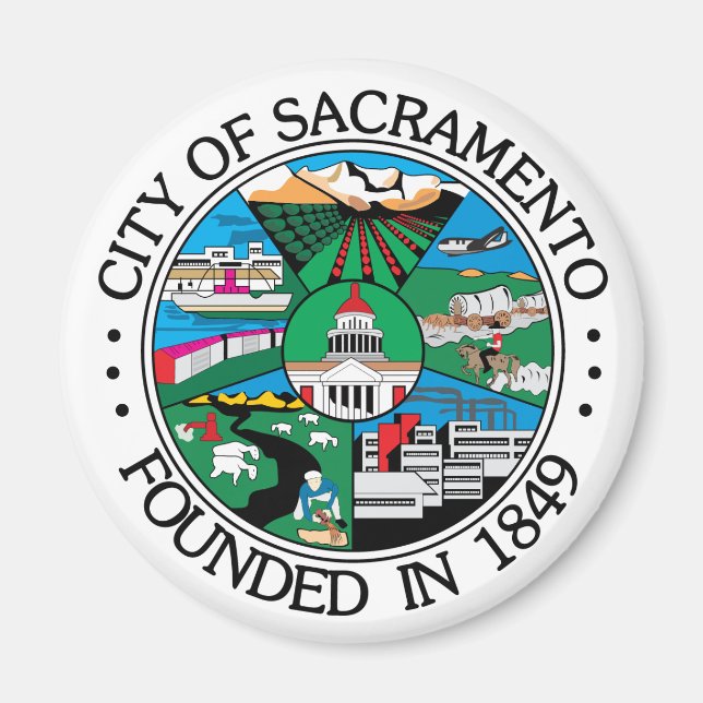 Sacramento Magnet (Framsidan)