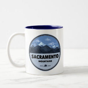 Sacramento Mountains New Mexico Camping Två-Tonad Mugg