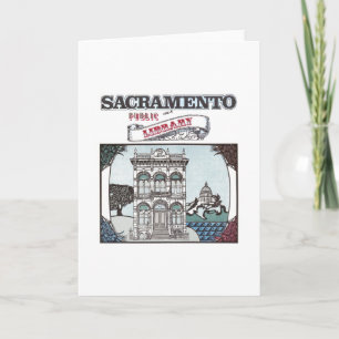 Sacramento offentligt bibliotekkort kort