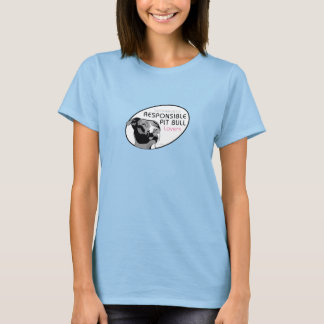 Sacramento Responsible Pit Bull Älskare LOGOTYP T-shirt