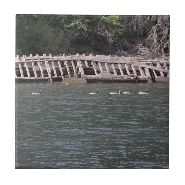 Sacramento River Ceramic Tile Kakelplatta (Framsidan)