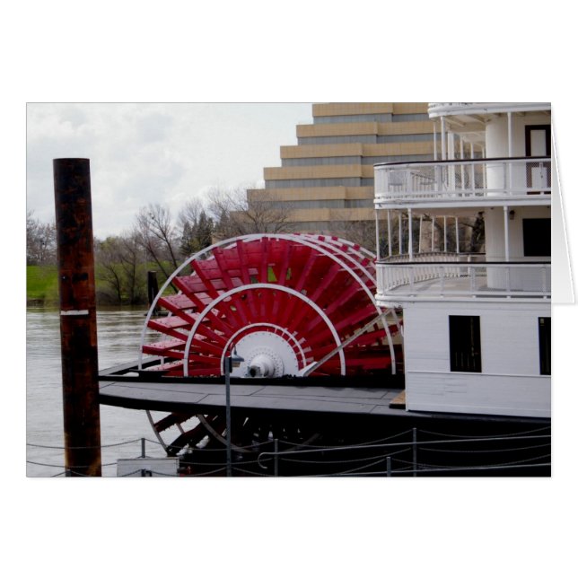 Sacramento River deltakung Hälsningskort (Framsidan Horizontal)