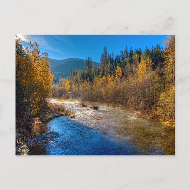 SACRAMENTO RIVER SUNRISE VYKORT (Framsida)