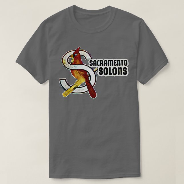 Sacramento Solons Baseball T Shirt (Design framsida)