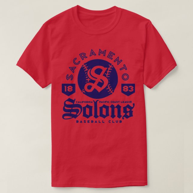 Sacramento Solons T Shirt (Design framsida)