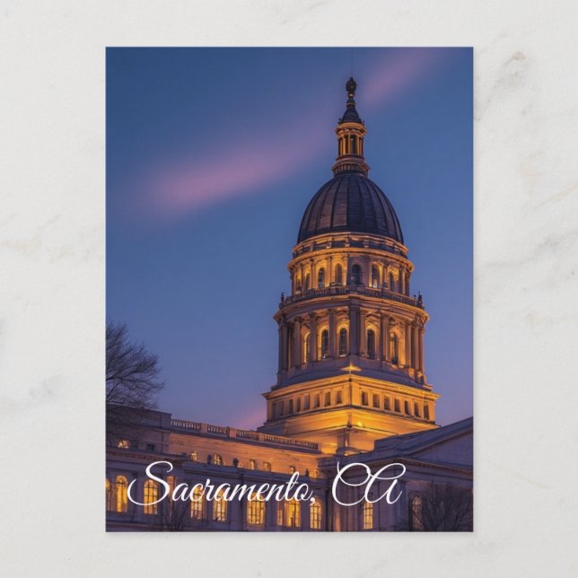 Sacramento, State Capital, California Vykort (Framsida)