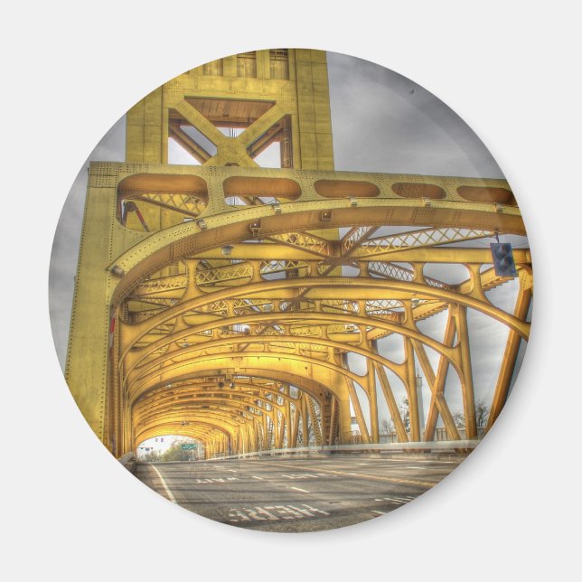 Sacramento Torn Bridge Magnet (Framsidan)