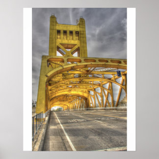 Sacramento Torn Bridge Poster