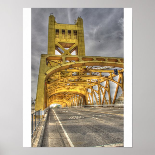 Sacramento Torn Bridge Poster (Framsidan)