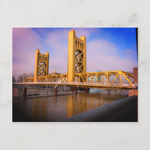 Sacramento Torn Bridge Vykort