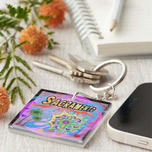 Sacramento True Progress Keychain