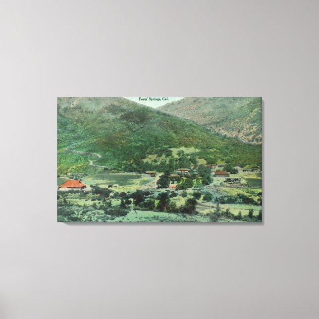 Sacramento Valleys flygvy Canvastryck (Framsida)