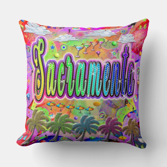 Sacramento Vista Express Pillow Kudde (Framsida)