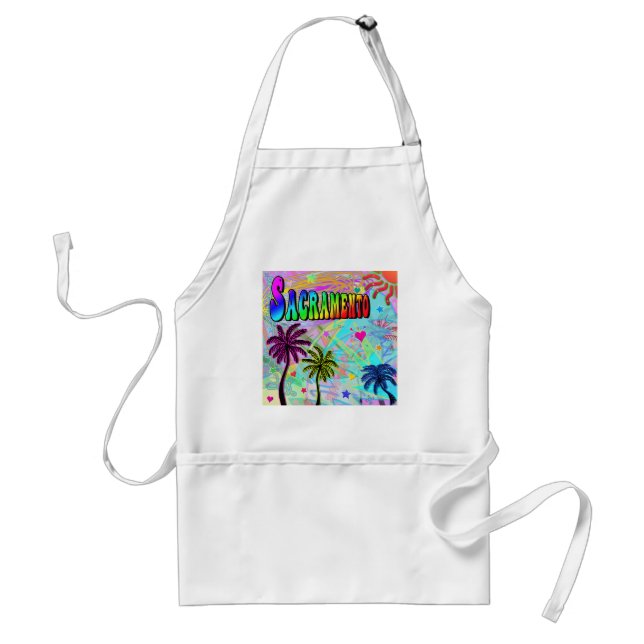 Sacramento Vivid Romantik Apron Förkläde (Framsidan)