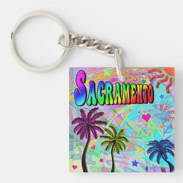 Sacramento Vivid Romantik Keychain (Framsidan)