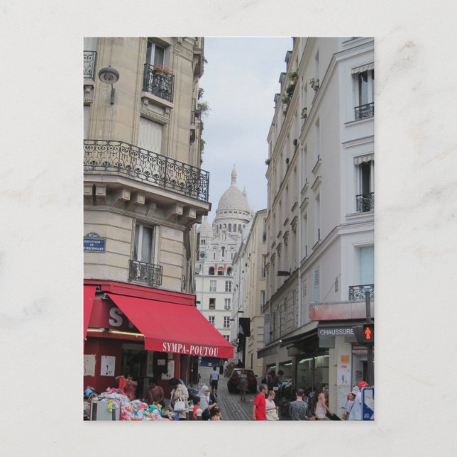 Sacre Coeur Basilica Dome, Paris Vykort (Framsida)