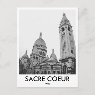 Sacre Coeur Church Paris Photo Postcard Vykort