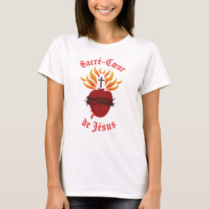 Sacré-Coeur de Jésus/Helig Heart of Jesus T Shirt