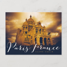 sacré coeur in paris frankrike vykort