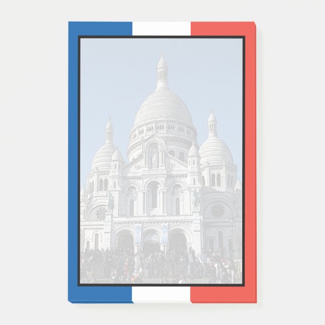 Sacré-Coeur, Montmartre, Paris, Frankrike Post-it Block (Framsida)