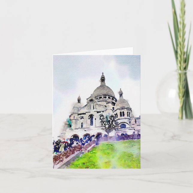 Sacre Coeur Note-kort Anteckningskort (Framsida)