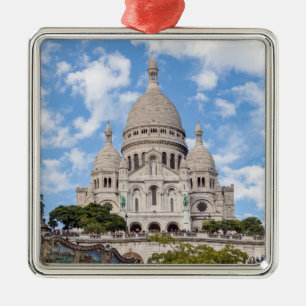 Sacre Coeur on Montmartre backe - Paris, Frankrike Julgransprydnad Metall
