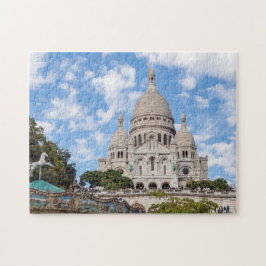Sacre Coeur on Montmartre backe - Paris, Frankrike Pussel