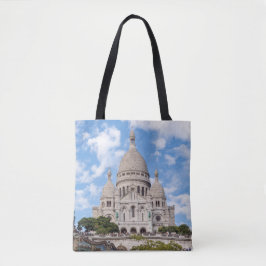 Sacre Coeur on Montmartre backe - Paris, Frankrike Tygkasse