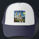 Sacre-Coeur Paris France Starry Night Keps<br><div class="desc">Sacré-Coeur Basilica in Paris France is located at the summit of the butte of Montmartre. From its dome two hundred meters above the Seine,  the basilica overlooks the entire city of Paris and its suburbs. It is the second most popular tourist destination in the capital after the Eiffel Tower.</div>